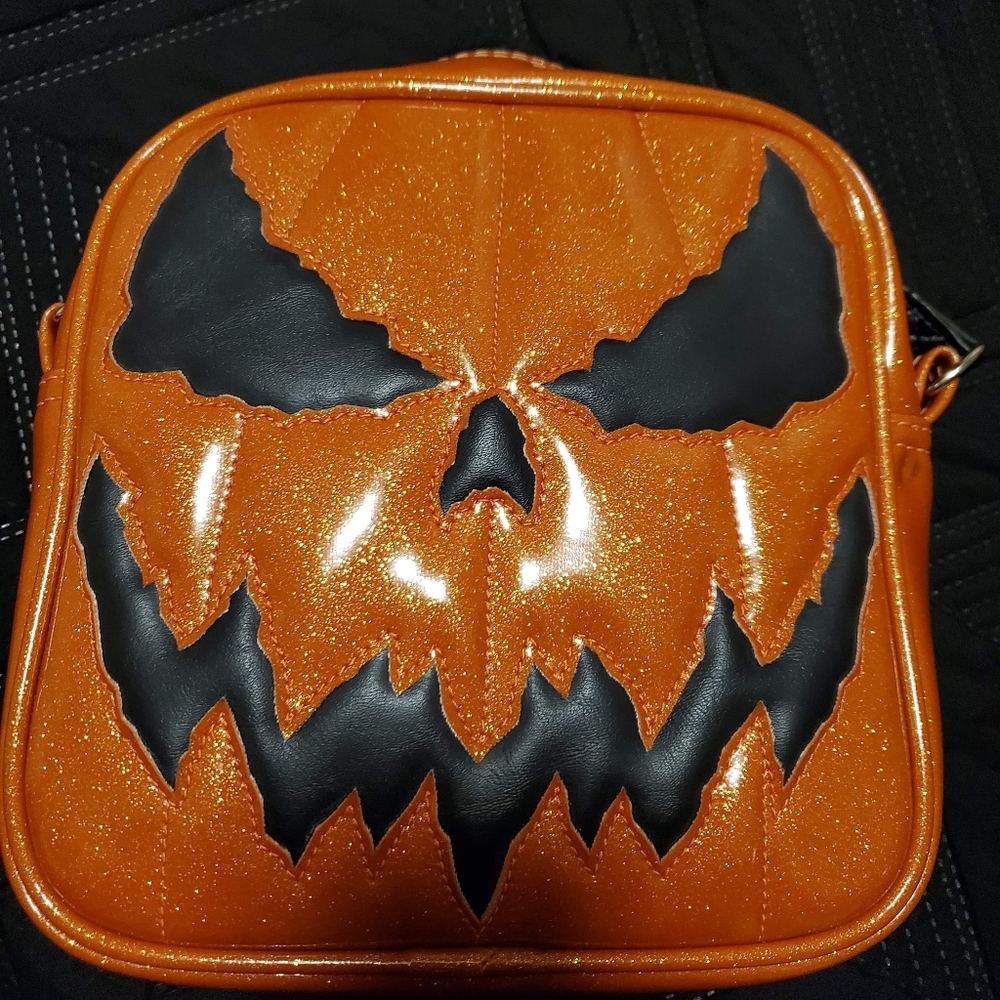 Orange square pumpkin trade with Karen